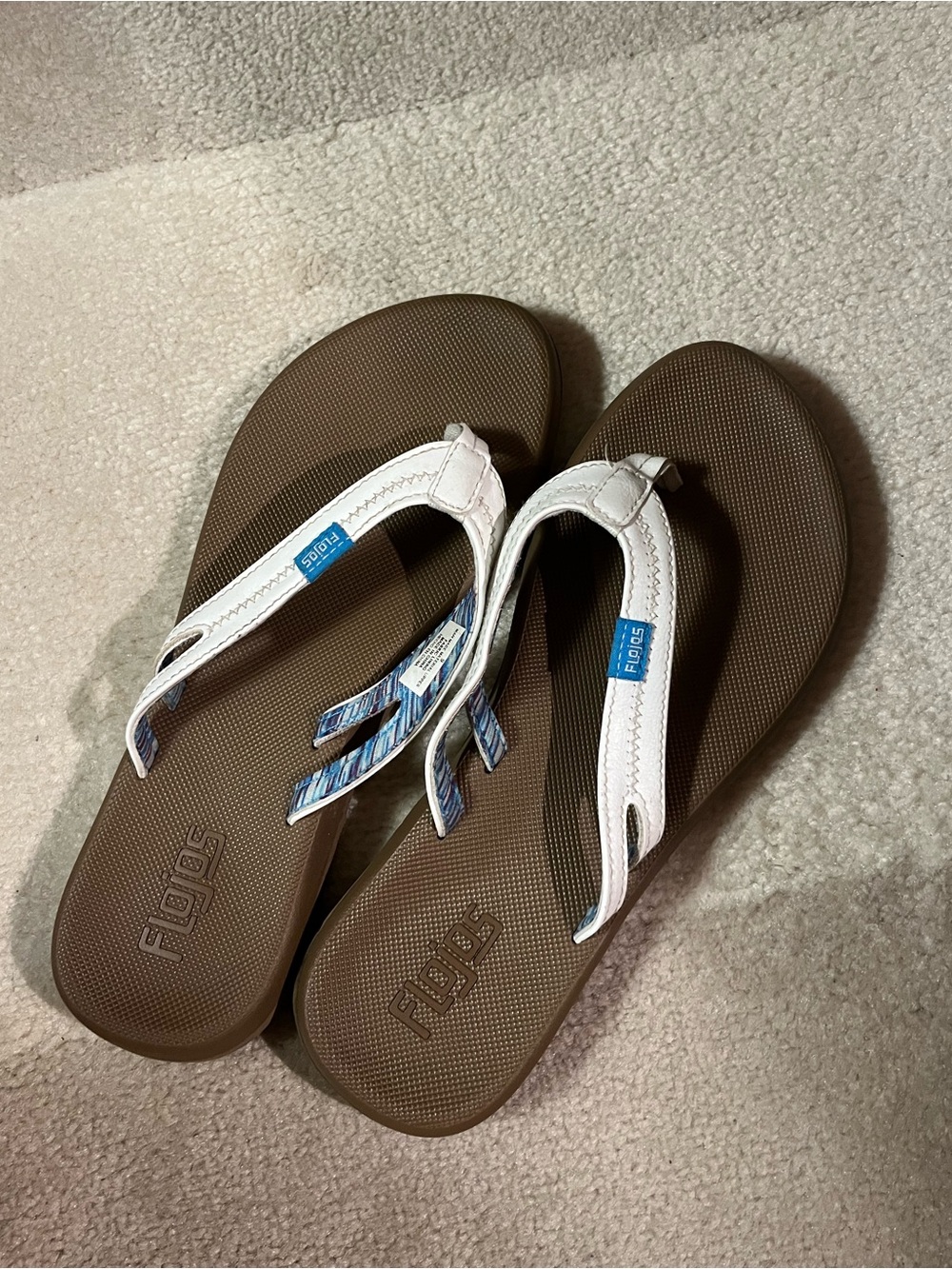 Flojos Women’s Brown Flip Flop Sandals